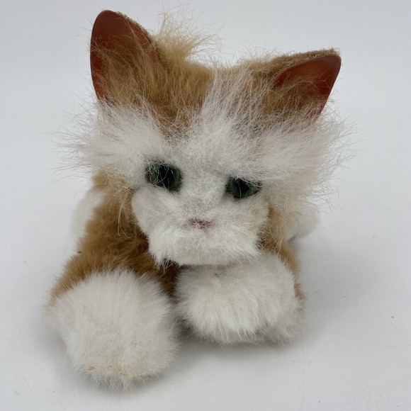 Furreal Friends Ginger/White Cat Kitten Meows/Kneads Paws No bottle included - Picture 1 of 12